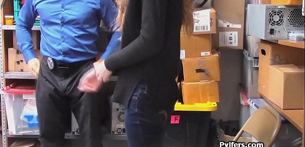  Fucking tall skinny brunette at the office